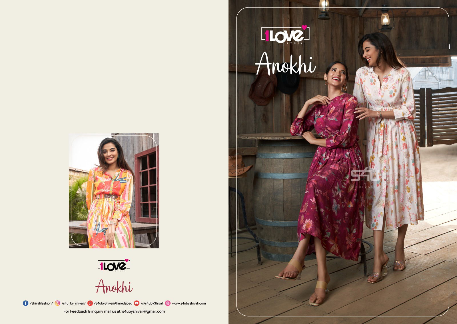 Anokhi By 1 Love Ak-01 To AK-06 Party Wear Kurtis Catalog